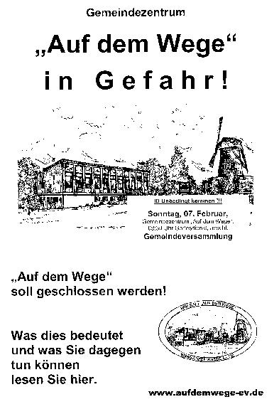 Auf dem Wege - Flyer 1