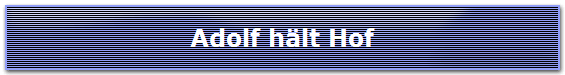 Adolf h�lt Hof