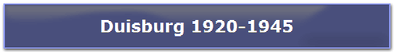Duisburg 1920-1945