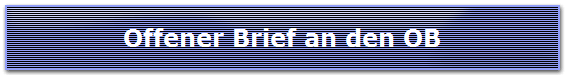Offener Brief an den OB