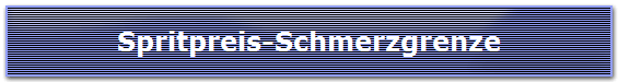 Spritpreis-Schmerzgrenze